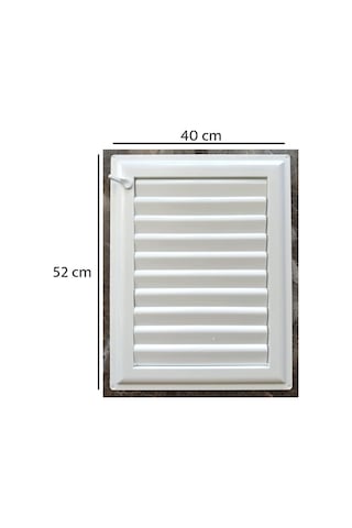 Ubm 40x52 Banyo Wc Havalandırma Menfezi Yapışkanlı Cam Menfez Hediyeli