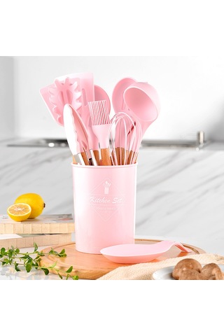 Teltree Su Yeşili Silikon Çelik Kelepçe Seti - Evde Pişirme Araçları, Kol Saati Ve Saklama Kavanozu İle Komplet Paket