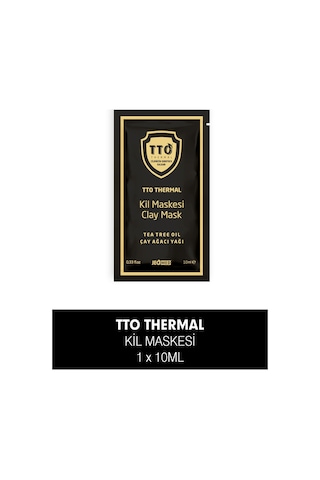 Tto Thermal Çay Ağacı Yağı Kil Maskesi 10 ML