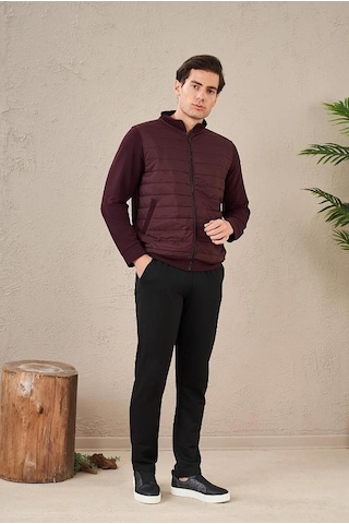 Pjs 23724 Erkek Fermuarlı Eşofman Takım 001