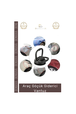 Göçükgiderici Profesyonel Kalite Kaporta Düzeltme 55cm Vakum Araç Göçük Giderici Vantuz Mini Boy