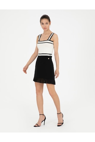 Pierre Cardin Kadın Siyah Etek Dokuma 50284024-vr046 Siyah
