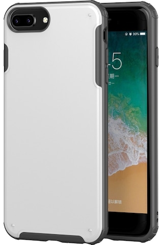 Apple Uyumlu iPhone Bikapak Elıt Mıst 7 8 Plus Opak Beyaz Kapak