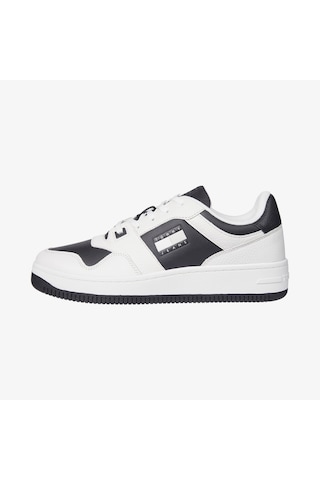 Tommy Hilfiger Tjm Retro Basket Cupsole Tumble Erkek Beyaz Sneaker Em0em01513 Beyaz