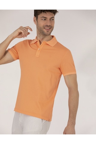 Pierre Cardin Erkek Açık Somon Basic Tişört 50262665-vr189 Açık Somon