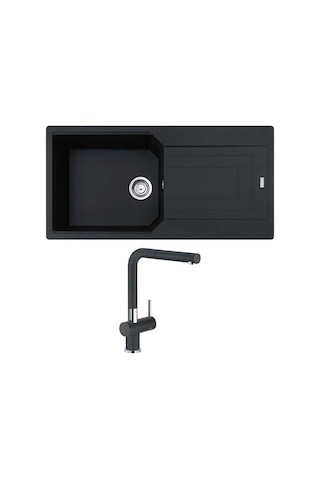 Franke Ubg 611-100 Granit Nero Evye. Active Plus Doccia Nero Arma