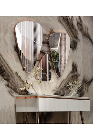 Bianco Lake Dresuar Set Beyaz-rose Gold Beyaz