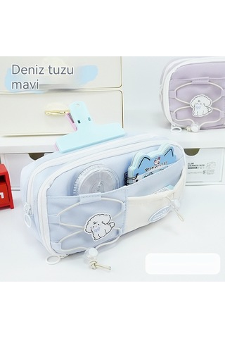 Çeşitli Katlar İle Büyük Kapitet Durum Kutusu Mavi