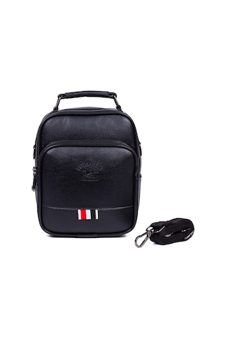 Newish Polo Erkek Omuz Çantası - Erkek Siyah