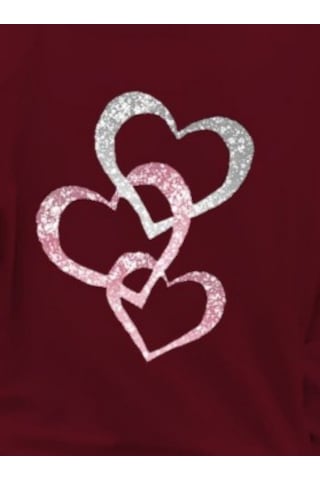 Kadın Uzun Kollu Bisiklet Yaka Çiçek Desenli Viskon Bluz Bordo