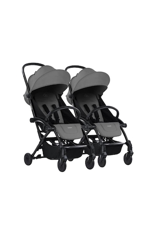 Connect³ İkiz Bebek Arabası / Black - Grey Black - Grey