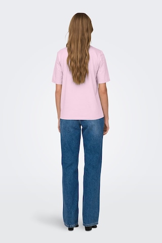 Only Bayan T Shirt 15270390 Açık Pembe Açık Pembe