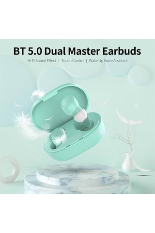 M.Tk Moveteck E6S TWS Bluetooth 5.0 Çift Mikrofonlu Kulak İçi Kulaklık