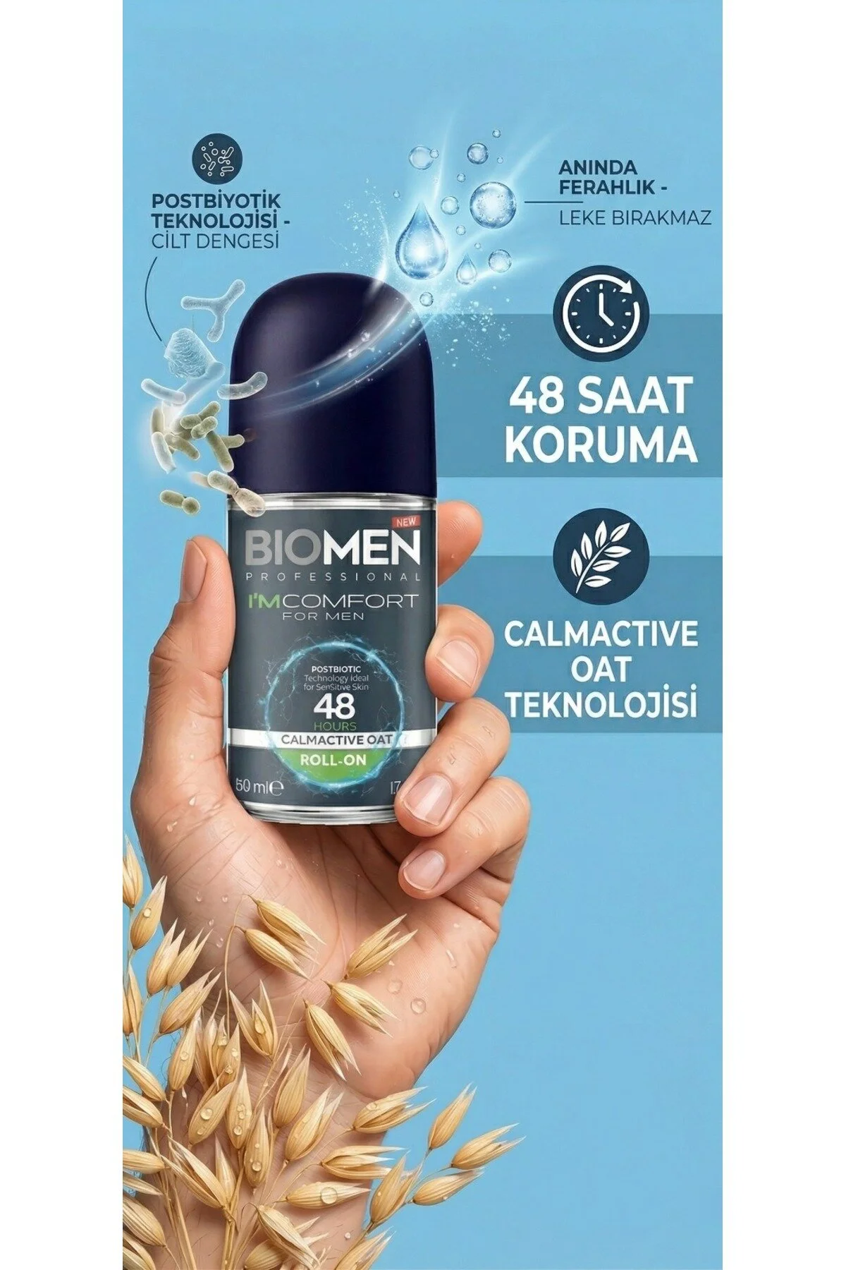 Biomen I'm Comfort Erkek Roll-On Deodorant 50 ML