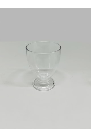 Çinçin Policarbon Bardak Plastik 6'lı Beyaz