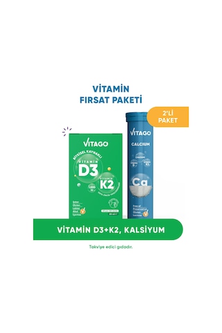 Vitamin D3 Sprey Vitago Prokalsiyum Tablet