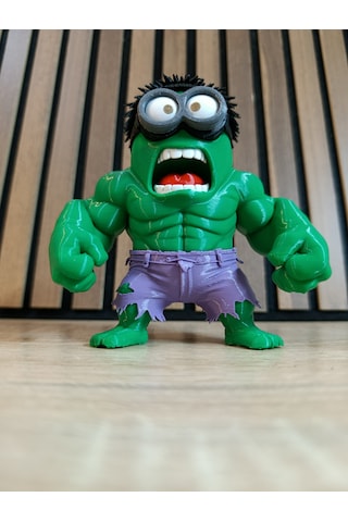 Minion Hulk Marvel Karakter Biblo - Çocuk Odası Ve Ofis İçin Eğlenceli Hediye Figür