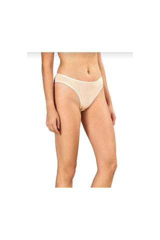 Jiber 655 Kadın Likralı Pamuklu Bikini Külot 12 Adet Ten