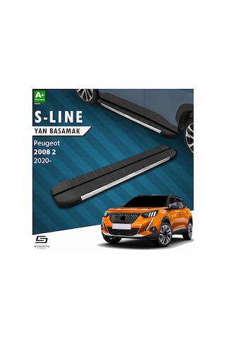 S-dizayn Peugeot 2008 2 S-line Krom Yan Basamak 183 Cm 2020 Üzeri