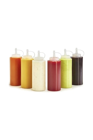 Buffer Şeffaf Kapaklı Sızdırmaz Yağlık Sosluk Şişesi Plastik Yağdanlık 400 Ml Ap-9028 Diğer