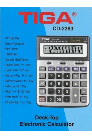 Tiga Cd-2383 Mega Boy Hesap Makinesi