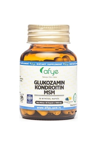 Afye Glukozamin Kondroitin Msm 50 Kapsül 1000 Mg