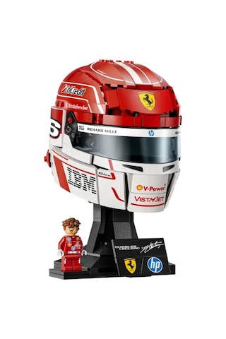 LEGO® Editions Scuderia Ferrari HP Charles Leclerc Kaskı 43014 - 14 Yaş ve Üzeri için F1® Sergileme Modeli Yapım Seti (886 Parça)