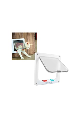 Kedi Kapaklı Kapı Kilitlenebilir Düşük Gürültülü İç Dış Yavru