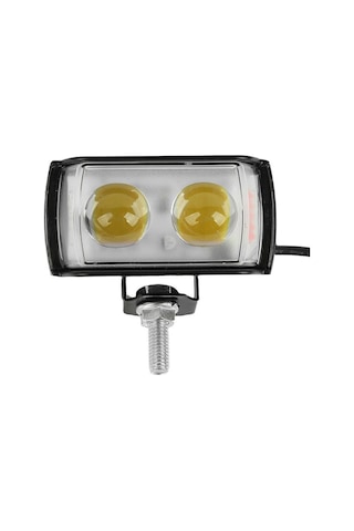 Motosiklet Led Spot Harici Mini Lens Yüksek Parlaklık Flaş Far Sürüş Sis Lambaları 2 Lens