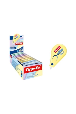 Tipp-ex Mini Pocket Mouse Şerit Düzeltici Şerit Daksil Pastel 6 Metre 10'lu Kutu