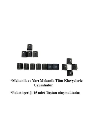 APPA 15 Lİ KLAVYE TUŞ TAKIMI MEKANİK VE YARI MEKANİK KLAVYELER İÇ