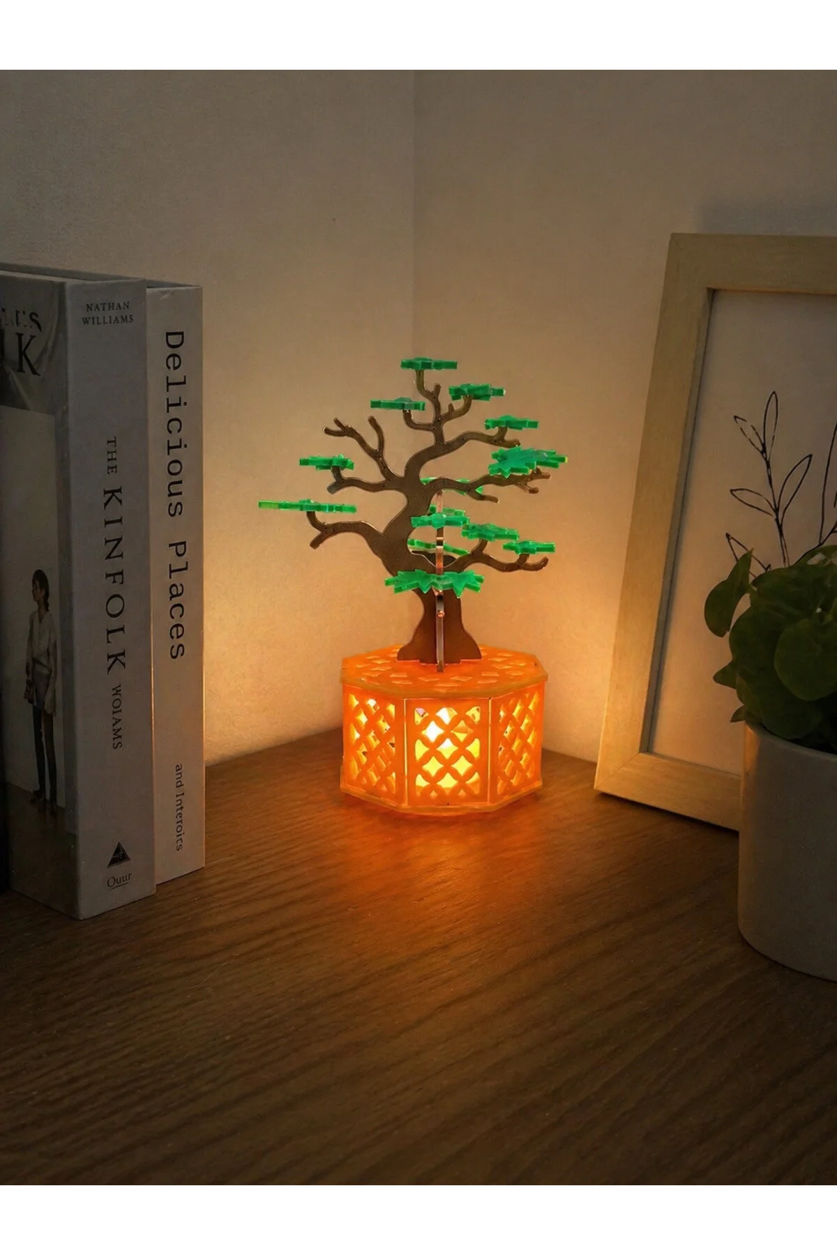 Printlab3d-puzzle Bonsai Mumluk Kahverengi-Turuncu-Yeşil