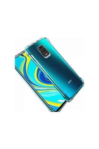 Xiaomi Redmi Note 9 Kilif Köseleri Airbagli Antisok Seffaf 565511545
