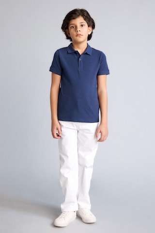 Defacto Basıc Pike Polo Tişört Erkek Çocuk K1689a626smnv31 Lacivert-nv31