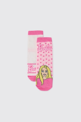Panço Kız Çocuk Renkli Barbie Çorap 2612gk11013
