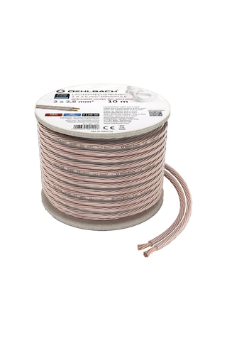 Oehlbach D1c102 Sp 25 2x2,50mm² 10 Metre Hoparlör Kablosu