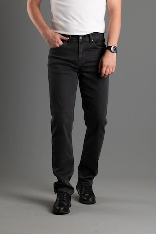 Digital Jeans Normal Kesim Fermuarlı Geniş Paça Yüksek Bel Erk Füme Açık Gri