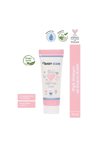 Baby Icon Organik Vegan Pişik Önleyici Ve Onarıcı Krem