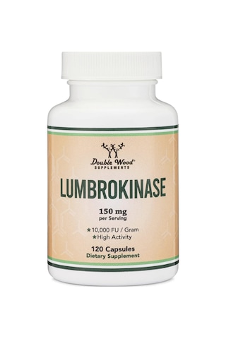 Double Wood Lumbrokinase Enzymes 120 Capsul.39. Aromasız