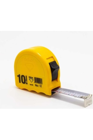 Şerit Metre 10m X 25mm - Kod 298 - Sarı Seri 10 M