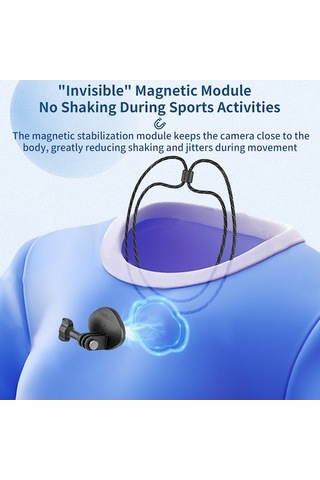 Ebitda Startrc Spor Kamerası Mıknatıslı Boyun Askısı Ayarlanabilir Boyun Kayışı Hızlı Salıncak Boyun Tutucu Braket Gopro Hero 12/11/10, Djı Osmo Action 4, Insta360 X4/x3/ace Pro İçin Siyah Siyah