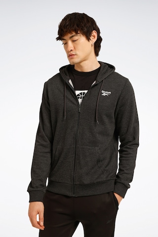 Reebok Id French Terry Sl Logo F Antrasit Erkek Eşofman Üstü 000000000101965476 Gri