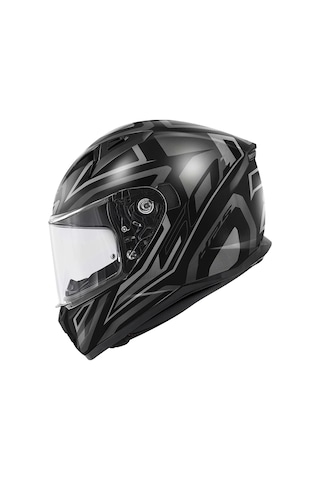 50.7 Proton Mat Tıtanıum-siyah Kask Tek Renk