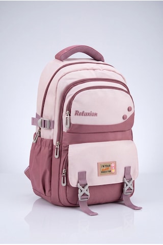 Rlx-2461 Unisex Okul Sırt Çantası Öğrenci Günlük Seyahat Tatil Spor Yürüyüş Seyahat Gezi Kamp Günlük Gülkurusu