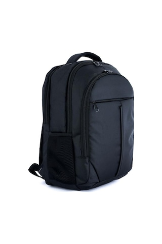 4 Bölmeli Okul Sırt Çantası (Laptop Bölmeli) Siyah 2120