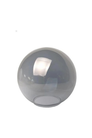 Parlak Füme Gri Avize Abajur Camı Çap: 15 Cm 01G Taba