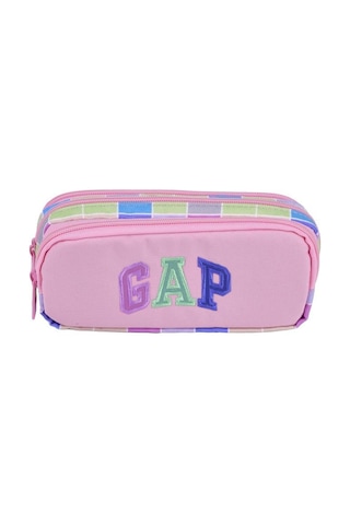 Gap Kalem Çantası Oval Üç Bölme Pembe 12803