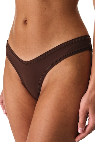 Penti Kahverengi Micro Highleg Brazilian Külot Bbw