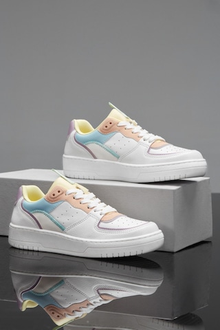 Dark Seer Ds Alley Sneaker 2025 Kadın Beyaz-sarı