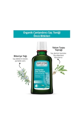 Weleda Revitalizing Hair Toner Organik Biberiye Özlü Canlandırıcı Saç Toniği 100ml